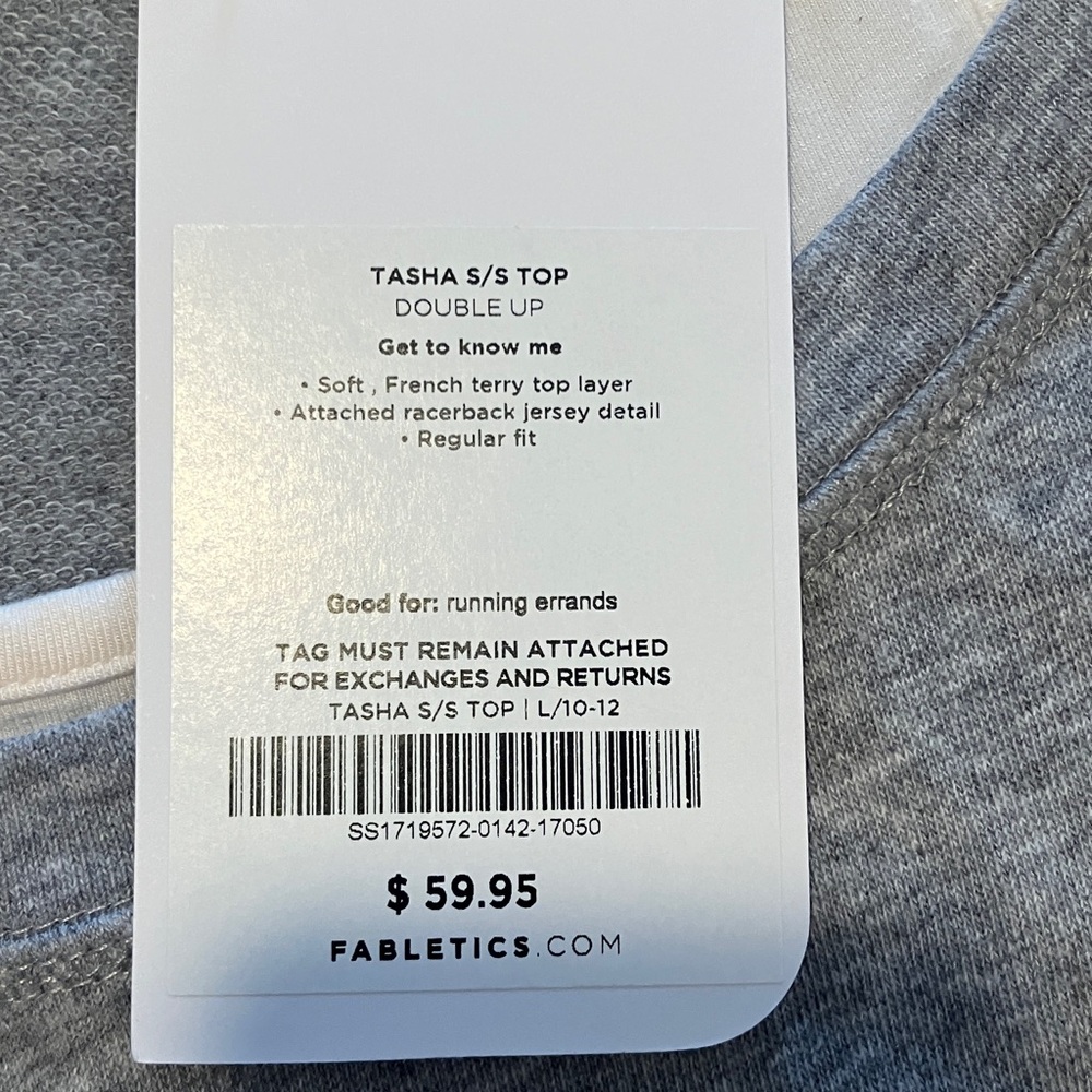 Fabletics Tasha S/S Top - Picture 7 of 7